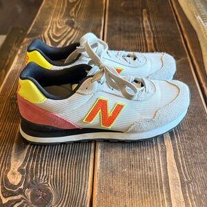 New Balance Kids Sneakers - Gray, Yellow, and Pink